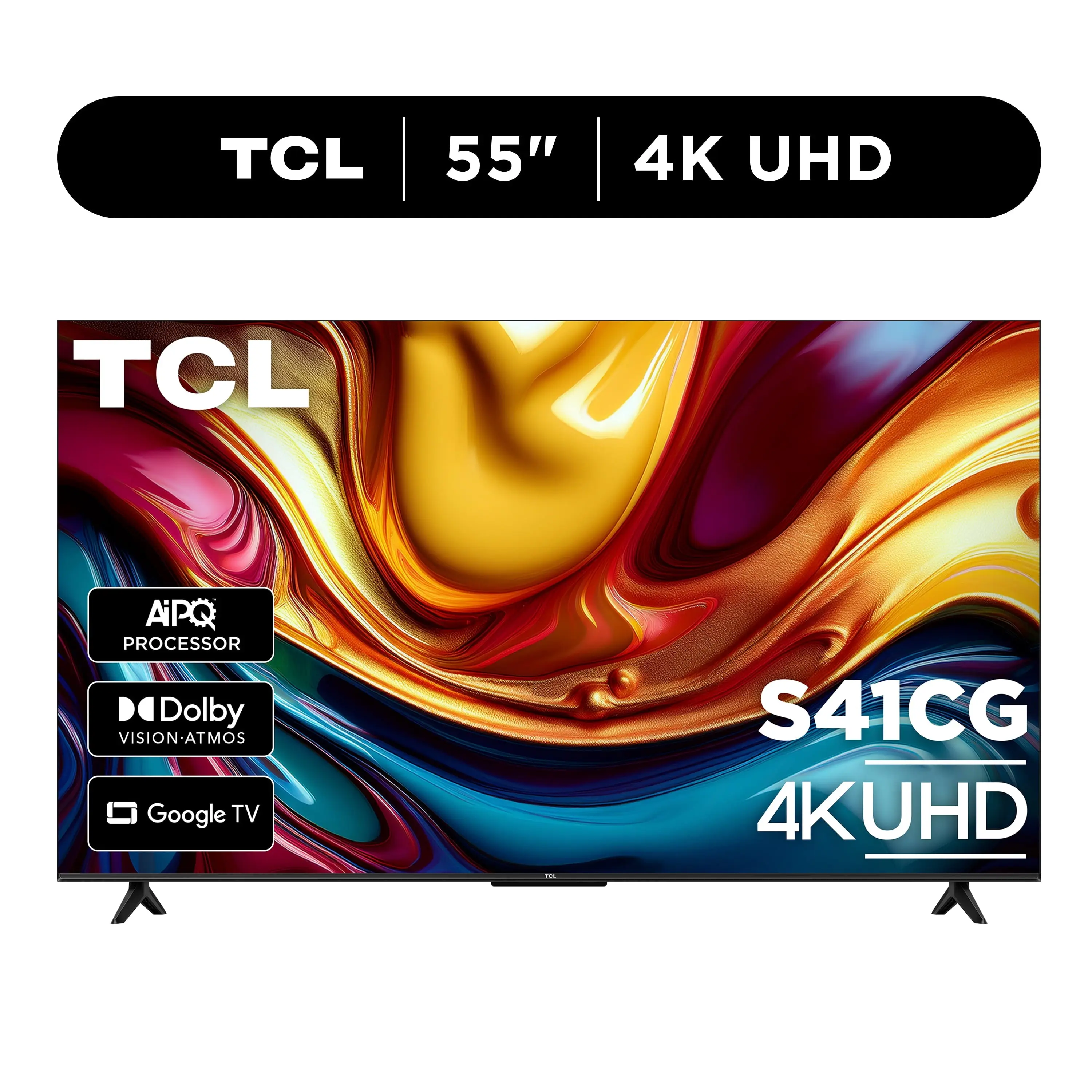 TCL S41CG Series 55in 4K UHD LED Smart Google TV