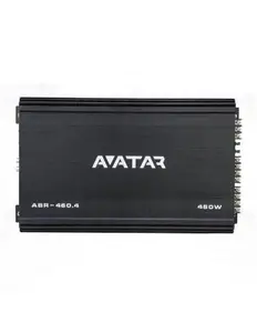 Avatar ABR-460.4 4 Channel Class AB 460 Watt Black Amplifier Buran Series