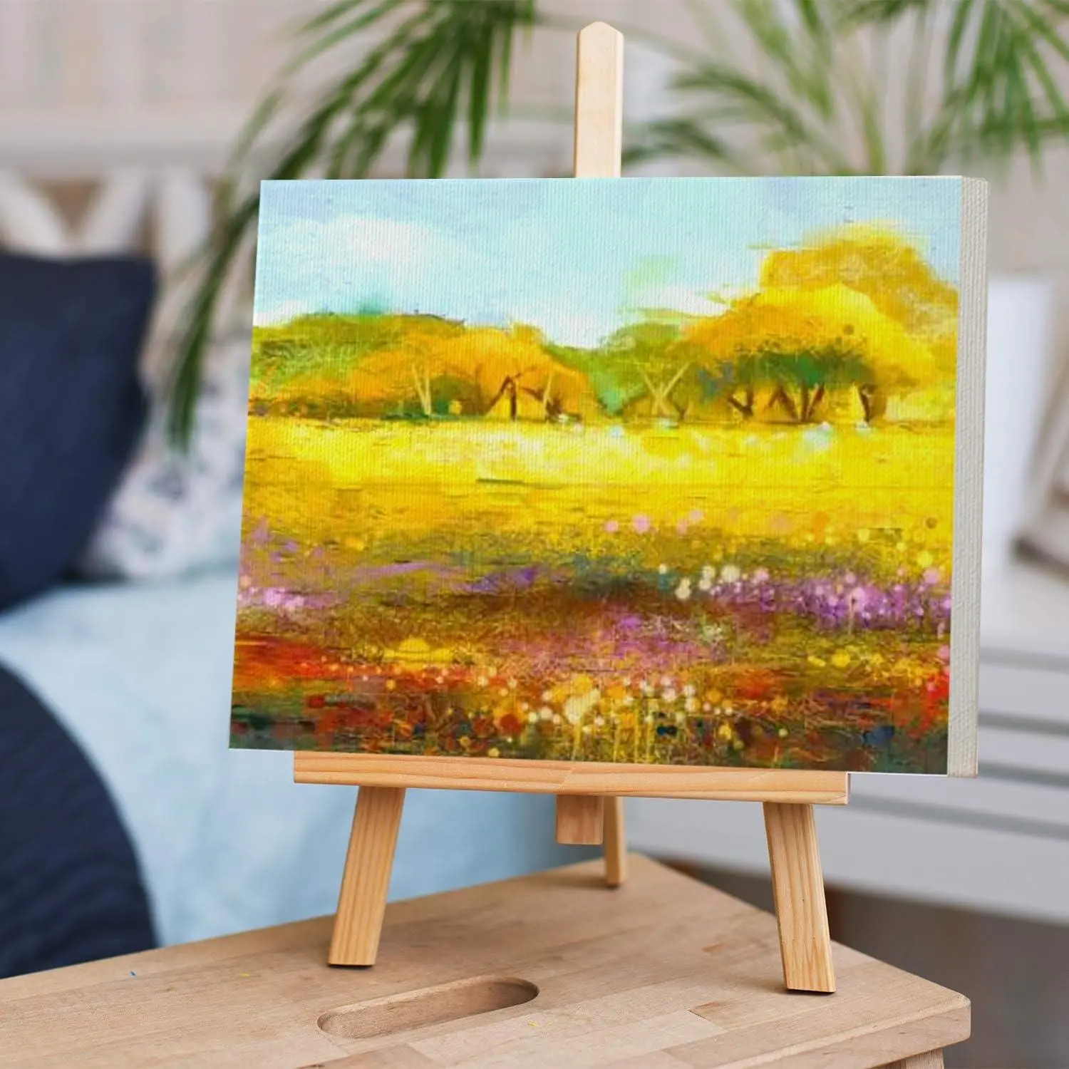 MIAHART Art Stretched Canvas Assorted Size 6 Set Blank Canvas Boards for Painting Art Canvas Frame Stretcher Acrylic Oil Water Painting Board, gift