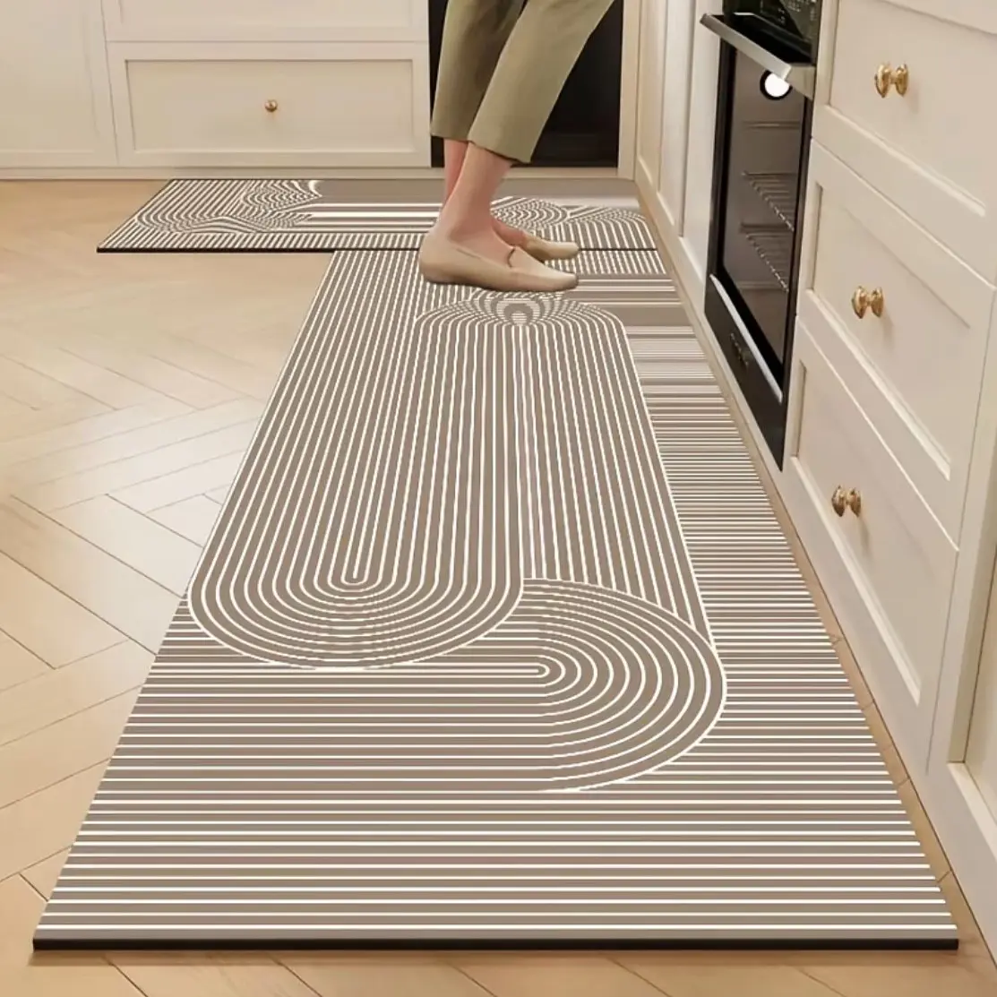 Simple Algae Mud Bathmat, Non-Slip Quick-Dry Absorbent Easy Clean, Rubber Bottom, Bathroom Mats, Quick Drying Mat, Water Absorbent Mat, Suitable for Shower Room, Laundry Room, Kitchen