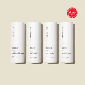 evolvetogether - natural deodorant discovery set, plant-based deodorant, 4 curated awakening fragrances | travel sized | aluminum-free | fine fragrance infused | find your favorite| 2x Allure Best of Beauty Winner