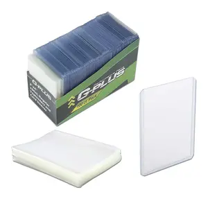 100Pcs Regular 3x4 Toploaders & 100 Soft Sleeves protect valuable rookie trading cards
