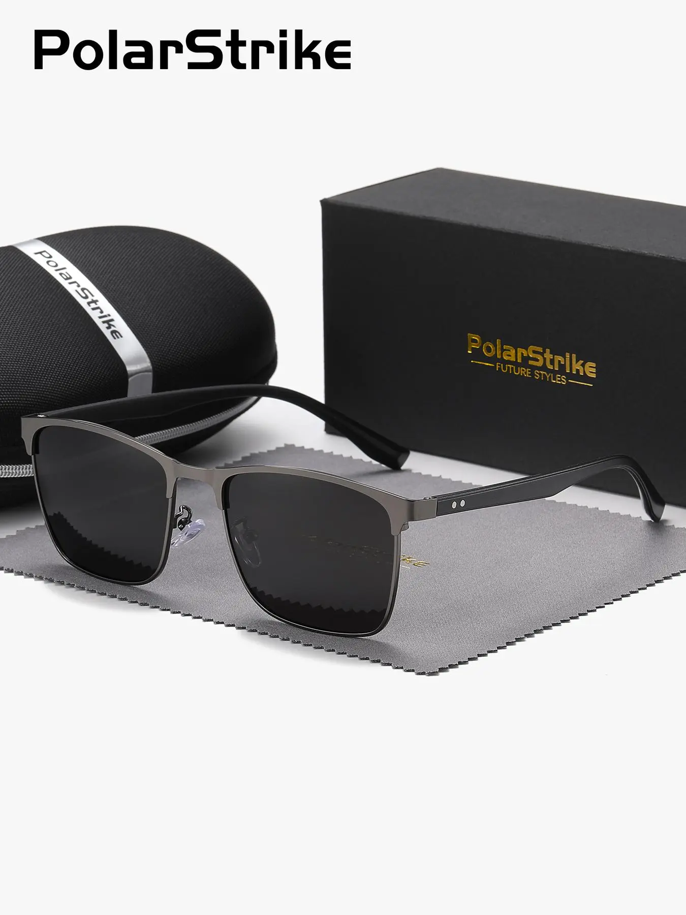Unisex Vintage Cool Square Frame Polarized Sun Protective Sunglasses, Trendy Casual Uv400 Sunglasses for Everyday Use, Fashion Accessories for Outdoor Activities, Summer Trendy Sunglasses, Stylish Sunglasses