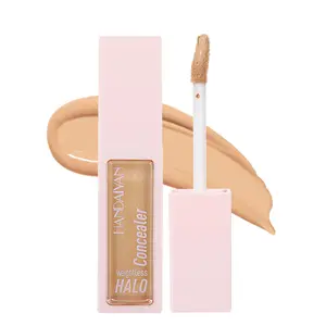 Handaiyan Weightless Halo Liquid Concealer - Full Coverage, Waterproof Cosmetic, Long-Lasting Matte Finish Cream for Dark Circles & Acne Marks, Lightweight & Flawless for All Skin Types