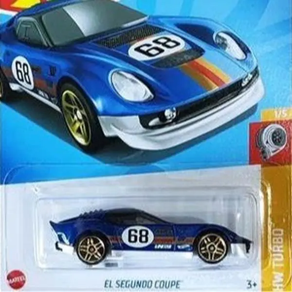 Hot Wheels EL Segundo Coupe Blue Netflix Let's Race 51/250 HW Turbo 1/5 GFL Diecast Model