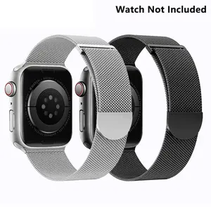 Milanese Loop Watch Band (Band Only), Stainless Steel Watch Band, Smartwatch Strap for Apple Watch Series 5 6 SE 7 8 9 10 Ultra 2 49mm, Smart Watch Straps, Smart Watch Accessories, Wearable