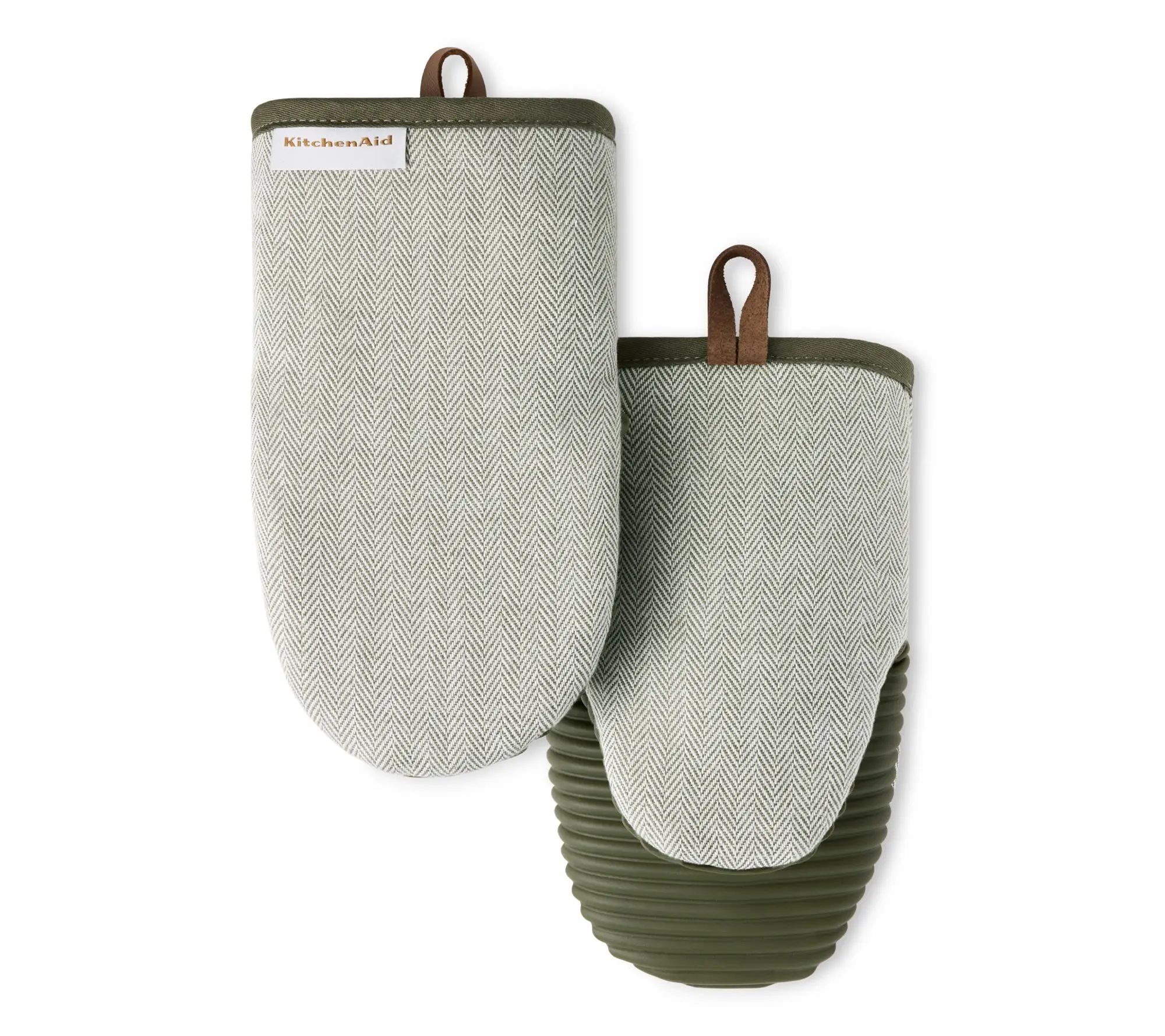 KitchenAid Ever green Design Se ries Mini Oven Mitts 2 Pack Se KitchenAid Ever green Design Se ries Mini Oven Mitts 2 Pack Se