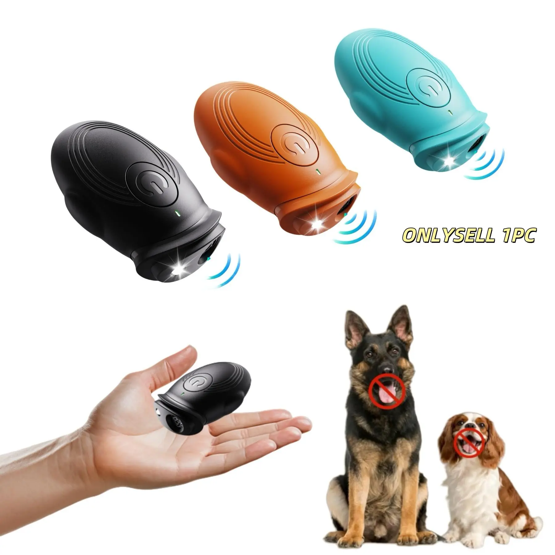 Ultrasonic Anti-Bark Device for Dogs, Puppy Training Tools, 1pc 5-8m Indoor Outdoor Use, Effective Deterrent for Bad Behavior, Pet Training Aid