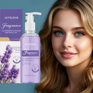 1 bottle of women's lavender scented shower gel cleansing with warm and refreshing moisturizing fragrance, carrying the sweetness of lavender, suitable for all skin types