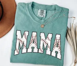 Comfort Colors Baseball Mama TShirt, Mothers day Gift For Baseball Mom, Gift For Baseball Lover Mom Tee, Mothers Day TShirt,Baseball Season