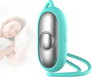 Sleep Aid Device, Micro-Current Sleep Instrument Anxiety Device, Portable Rechargeable Sleep Aid for Anxiety and Insomnia (Green) Winkithw