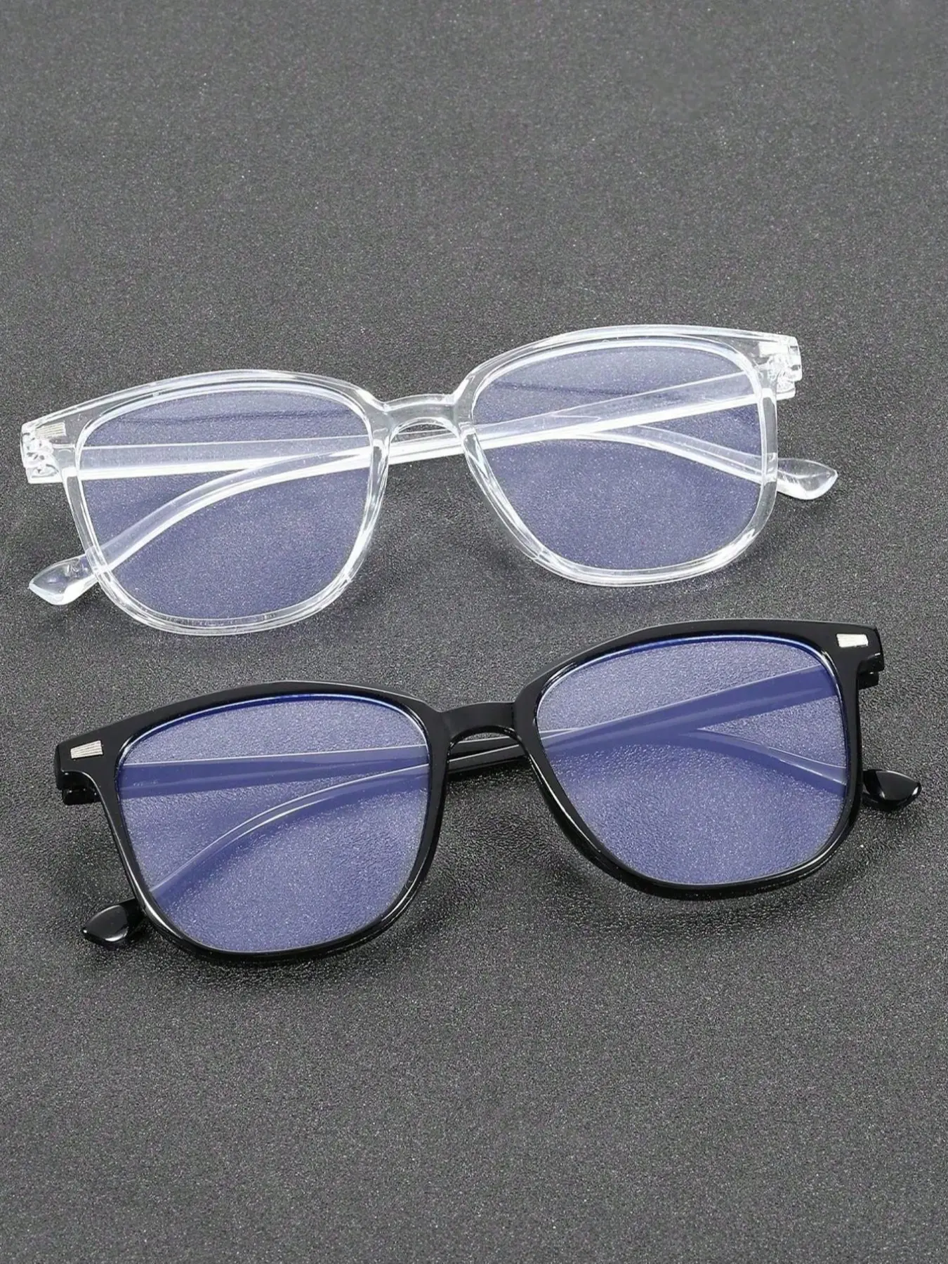 Modern Square Frame Glasses, Fashionable Frames Glasses, Square Frame Eyewear, Fashion Frame Eyeglasses, Stylish Square Frames, Trendy Casual Eyeglasses, Eyeglasses Frames, Suitable for School, Daily Life, Office, Reading, Phone Decoration