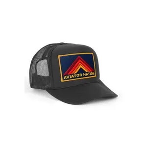 MOUNTAIN STRIPE VINTAGE TRUCKER HAT