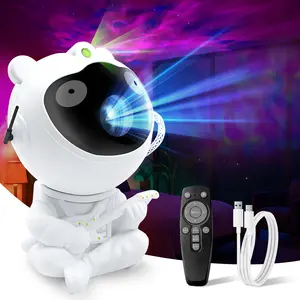 Astronaut Galaxy Projector Star Projector with Nebula Remote Control Ideal for Children and Adults Colorful Night Light Space Buddy 360° Magnetic Head Rotation Multifunctional Use