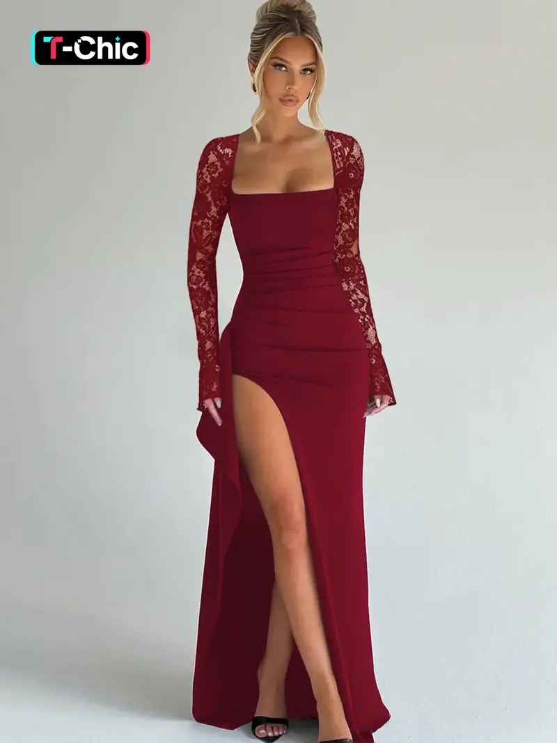 long sleeve backless dress - TikTok Shop