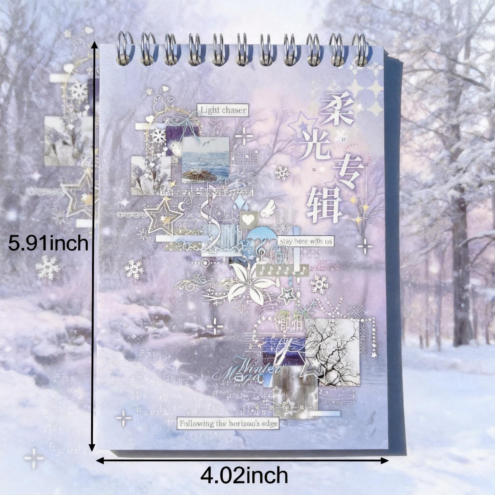 New Arrival 【Soft Glow Album】, PET coil die-cut sticker book with 30 pages of abundant stickers, decorative element stickers suitable for journals, laptops, suitcases and more