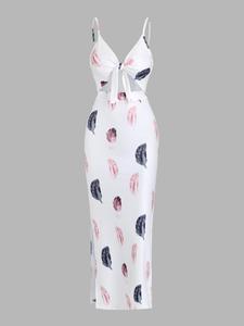 women's cut out backless sleeveless cami dress, casual spaghetti strap split thigh long dress for summer, dresses for women, ladies clothes for beach holiday, summer dresses, womenswear, vacation dresses, casual elegant dress, floral pattern dress