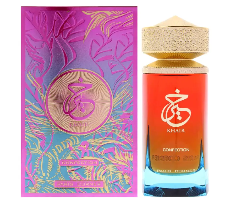 Paris Corner Khair Confection Eau de Parfum Unisex 3.4 oz / 100ml – Sweet Gourmand Fragrance Spray