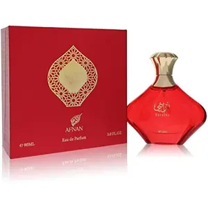 Afnan Turathi Red Eau De Parfum 90ml 3.0 FL OZ Bold Arabian Perfume with Rose Musk & Floral Notes Exotic Arabic Fragrance