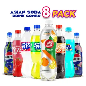 8 bottles of Asian beverages Collection of Casual Drinks - Various Beverage Boxes for Summer Refreshment