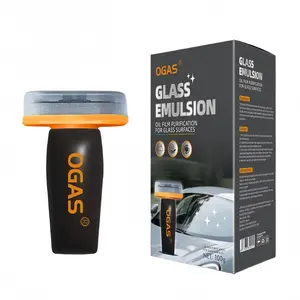 Windshield Oil Film Eraser Wand - All-in-One Pro Kit with Glass Cleaning Emulsion Formula and Sponge - The Ultimate Streak-Free Solution to Prep for Rain Repellents outdoorfun