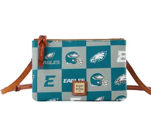 Dooney & Bourke Coated Cotton NFL Top Zip Crossbody