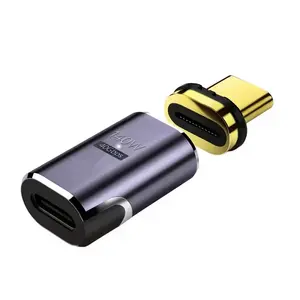 Magnetic Charging Adapter, Auto Snap-On, USB Type-C, Up to 140W and 40 Gbps, Protect Devices from Cable-Trip Damages