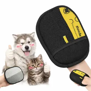 Pet Fur Remover Glove for Dogs & Cats – Grooming Mitt Deshedding Brush, Reusable Fur Removal Tool for Couch, Carpet, Clothes & Car Seats, Gentle Massage Grooming Glove