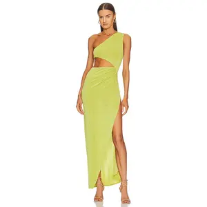 Michael Costello x REVOLVE Annabelle Gown in Chartreuse