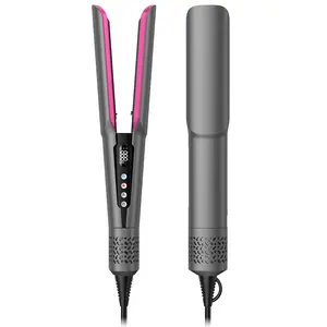 Slopehill SUPGALIY 2-in-1 Hair Straightener and Blow Dryer, Professional Hair Styling Tool, Fits Hair Types 1A–3C