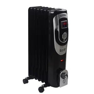 212 MAIN Optimus H6015L Digital 7-Fin Oil-Filled Radiator Heater with Adjustable Heating
