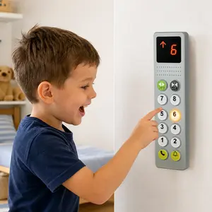 Elevator Activity Panel | Busy Board Toys, Travel Educational Toy, Sounds and Floor Display, Interactive Learning Toy for Boys Girls