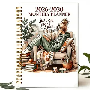 2026-2030 Monthly Calendar - From January 2026 to December 2030, 5-year monthly calendar, themed cover design, for women, annual calendar planning, month labels, 60-month calendar, Calendar Planner, 5.5 inches x 8.3 inches