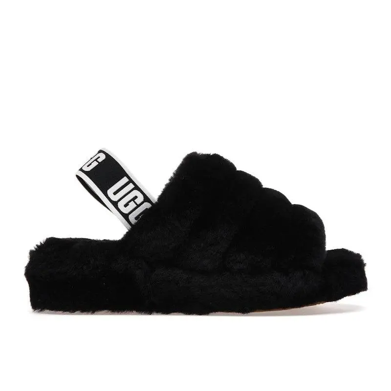 UGG Women's Fluff Yeah Slide Black, from StockX