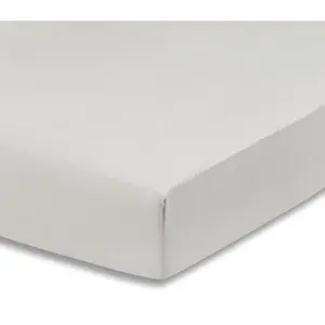 Everyday Kids Fitted Crib Sheet, 100% Soft Breathable Microfiber Baby Sheet, Fits Standard Size Crib Mattress 28in x 52in, Gray Nursery Sheet