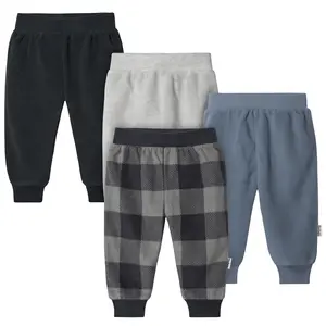 Gerber Baby Boys' 4-Pack Comfy Soft Fleece Pants