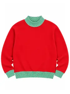 Premium Mock Neck Sweatshirt | Holiday Gingham | Kids + Adults | Preorder 2