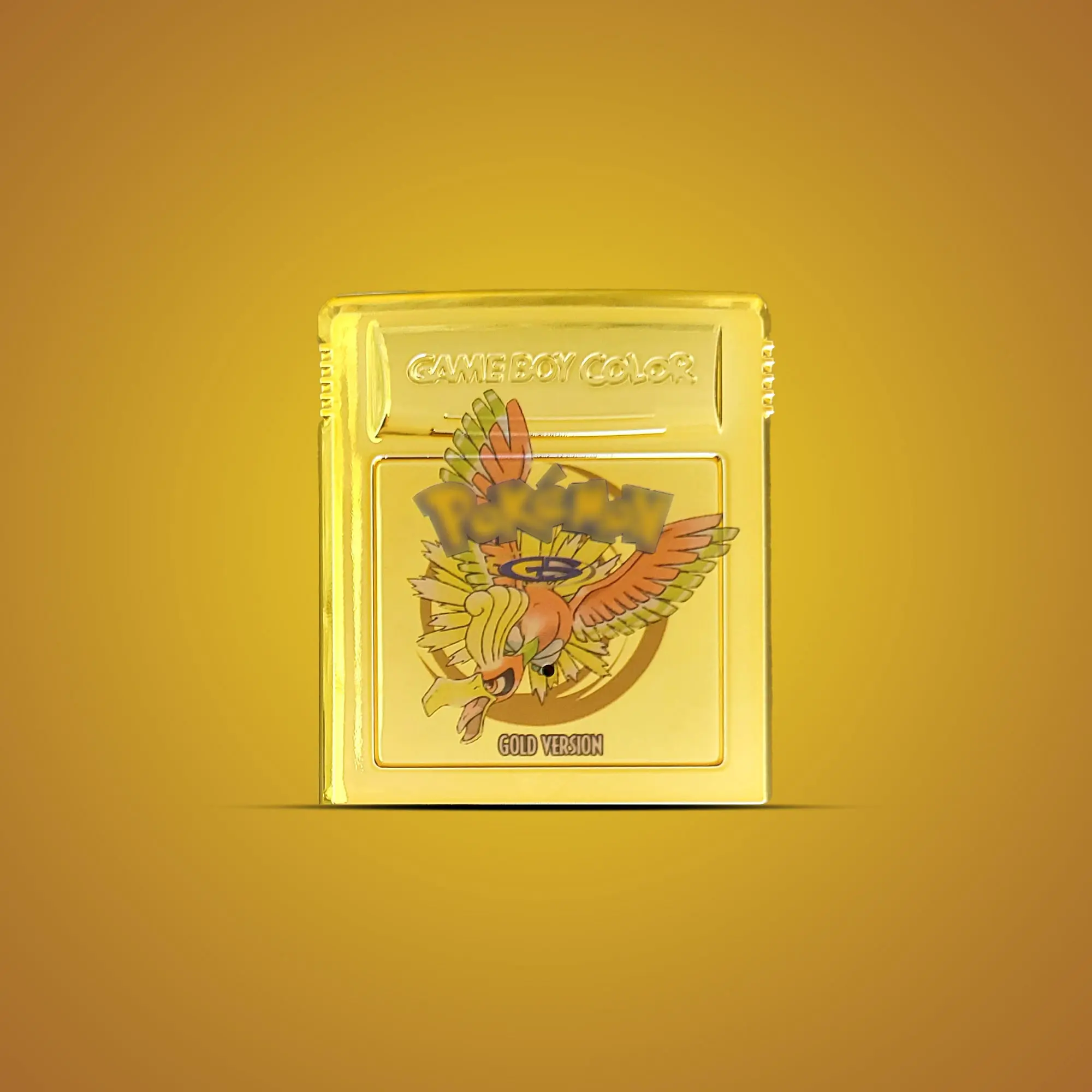 Game Boy Color High Quality UV Printed Replacement Cartridge - #250 Gold