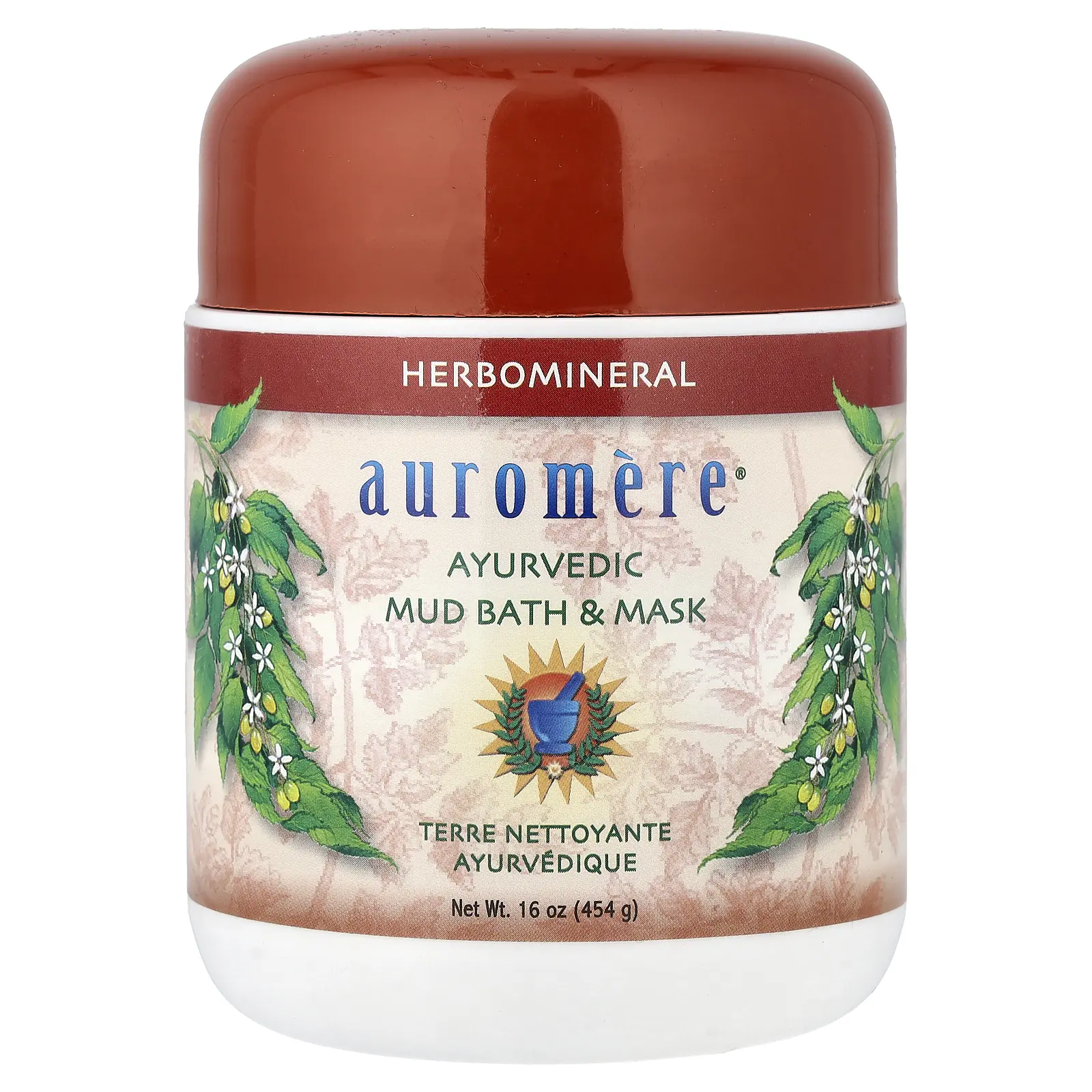 Auromere Ayurvedic Mud Bath & Beauty Mask, 16 oz (454 g)