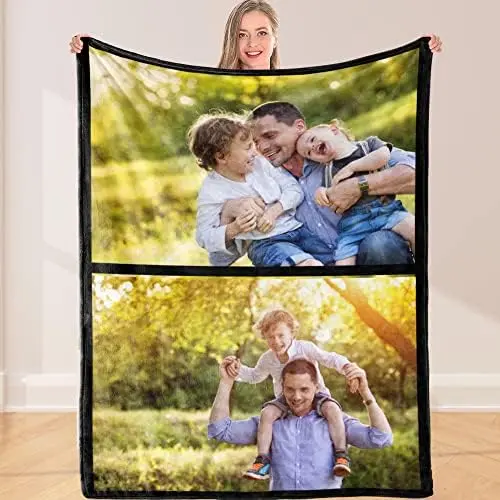 02-2 Photos Blanket Gift for Him