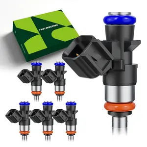(6pcs) 100% New Designed【V6|3.6L】Fuel Injectors Compatible with Jeep Wrangler(2012-2017),Grand Cherokee(2011-2015),Challenger(2011-2017),Ram 1500(2013-2017),Charger(2011-2019),4 Holes #280158233