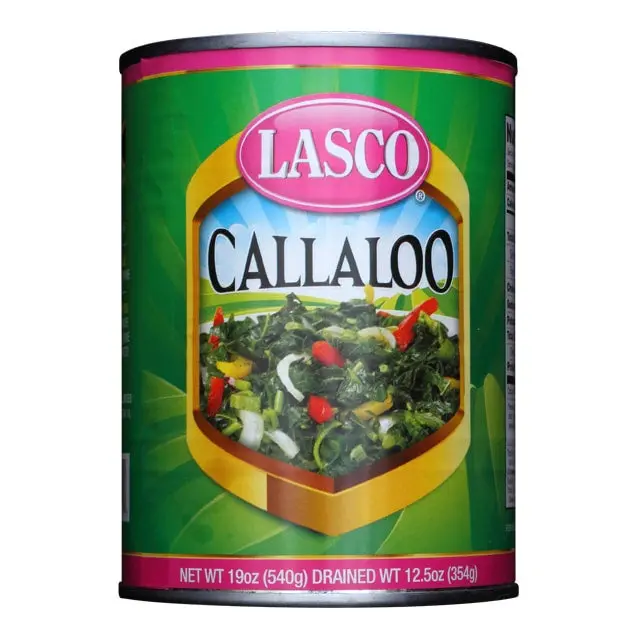 Lasco Jamaican Callaloo - 19oz Canned Caribbean Dish with Rich Flavors & Nutritious Ingredients for Home Cooking