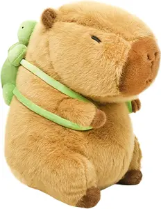 Easter Realistic Capybara Plush Toy Cute Cuddly Stuffed Animal Soft Cuddly Gift for Her Home Sofa Bed Pets Plush Toys PoshPlush Bedroom Decor Soft Stuffed Doll