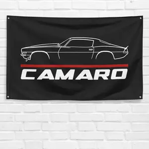 1970 Camaro 3x5 ft Hanging Lightweight Flag, Garage Wall Decoration, Room Decorations, Festive Birthday Gift Banner