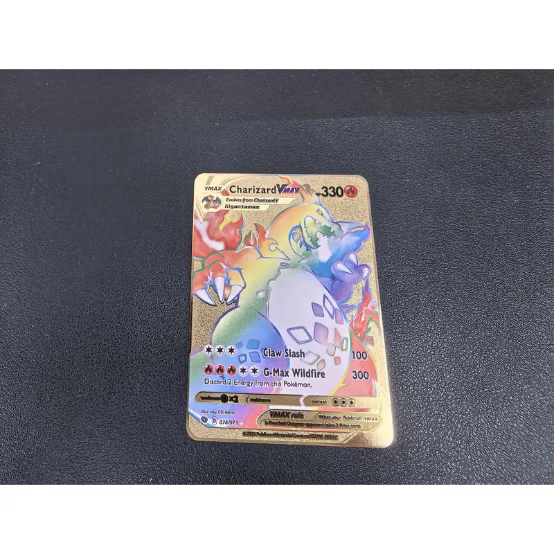 pokemon cards charizard vmax rainbow rare PSA 10 Charizard VMAX 079/S-P Rainbow Battle Box PROM Pokemon S-Chines –  Trendy Playing Cards main image 1
