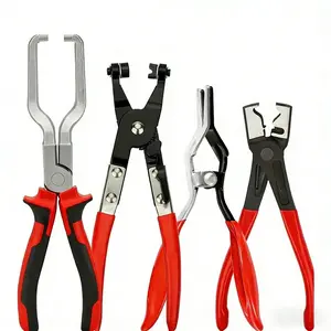 Professional Hose Clamp Kit, Fuel Line Disconnecting & Dismounting Tool Set for Automotive Maintenance, Multifunctional Pipe Clamp for Car Repair, Car Accessories