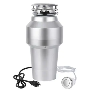 GARVEE 3/4HP Garbage Disposal, Sink Garbage Disposal With Air Switch, Continuous Feed Food Waste Disposer Cleaner With 14 In Power Cord, 560W 4200r/Min