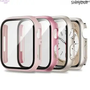 3-Pack Ultra-Thin Tempered Glass Screen Protector, 2-in-1 Smart Watch Accessory Kit for Apple Watch Series 1-9 SE Ultra, Durable Scratch Resistant HD Clear Protective Film for Daily Wearable Device Protection