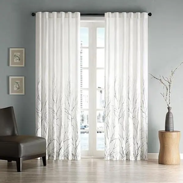 Madison Park Eliza Window Panel - 50" x 95" - White