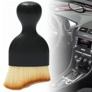 Car Interior Cleaning Brush, 1 Count Dashboard Air Vent and Crevice Dust Removal Detailing Brush, Car Interior Cleaning Tool and Detailing Accessory, Car Detailing Brushes